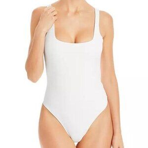 Good American Scuba Modern Tank Bodysuit  XXL size 5 White GB0375